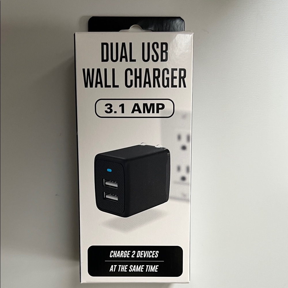 Dual USB Wall Charger 3.1 AMP